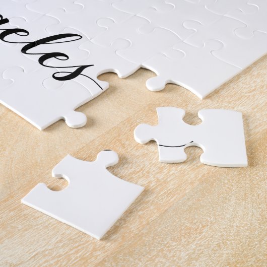 Los Angeles Heart Map Legpuzzel (Zijkant)