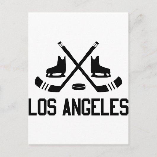 Los Angeles Hockey Briefkaart (Voorkant)