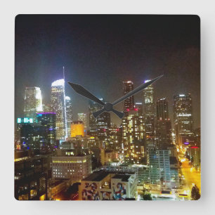 Los Angeles Hoge Toren Vierkante Klok