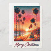 Los Angeles Holiday Magic: Kerstverlichting Kaart (Voorkant / Achterkant)