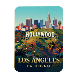 Los Angeles Hollywood Hills California Reizen ✦ Magneet