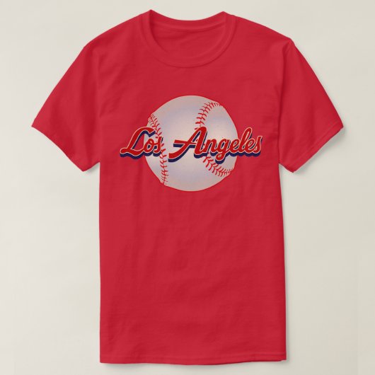 Los Angeles Honkbal Team Gift T-shirt (Design voorkant)