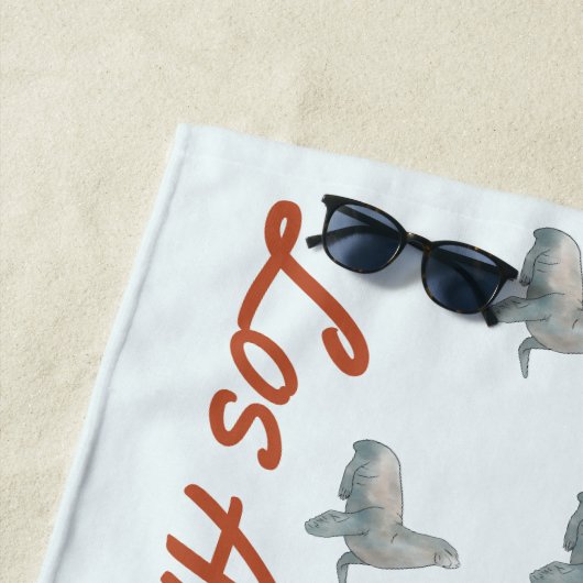 Los Angeles House Warming cadeau Strandlaken (In situ)