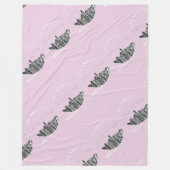 Los Angeles in een glazen bal Fleece Deken (Voorkant)