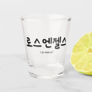 Los. Angeles in Koreaans SOJU Shot Glas