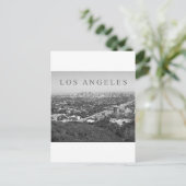 Los Angeles in zwart-wit Briefkaart (Staand voorkant)