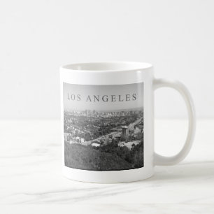 Los Angeles in zwart-wit Koffiemok