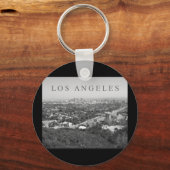 Los Angeles in zwart-wit Sleutelhanger (Voorkant)