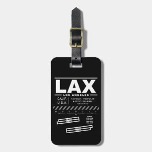 Los Angeles International Airport LAX Bagagelabel