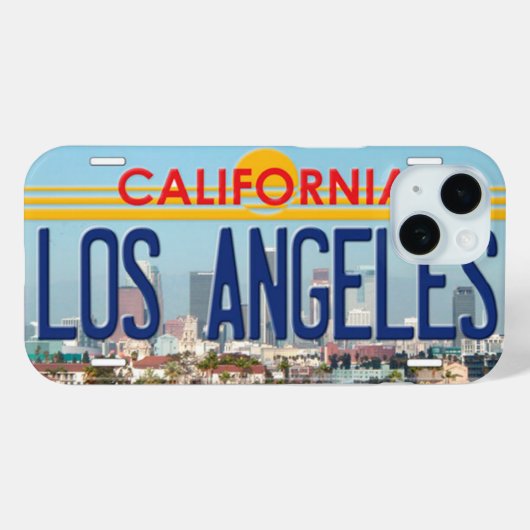 Los Angeles iPhone 15 Hoesje (Achterkant (horizontaal))