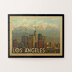 Los Angeles Jigzaag Puzzle California  Legpuzzel
