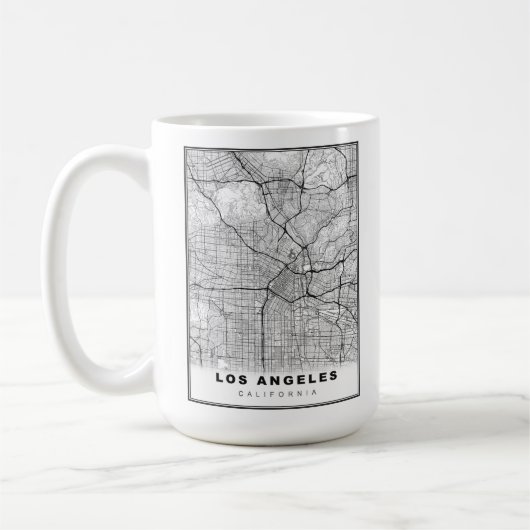 Los Angeles Kaart Koffiemok (Links)