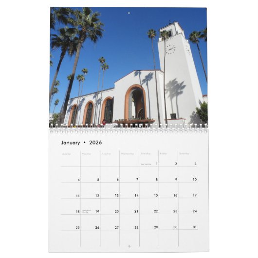 Los Angeles Kalender (Jan 2026)