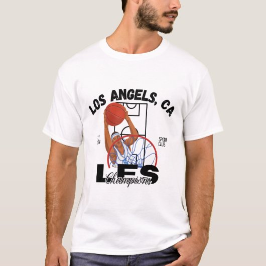 Los Angeles kampioen T-shirt (Voorkant)