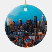 Los Angeles Keepomwille Keramisch Ornament (Achterkant)