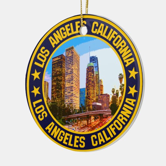 Los Angeles Keramisch Ornament (Links)