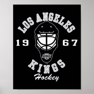 Los Angeles Kings Hockey Mask Zwart Officieel Geli Poster