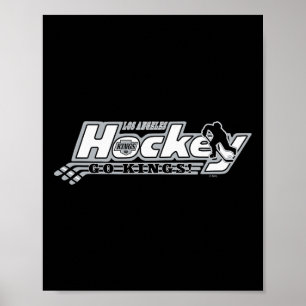 Los Angeles Kings Hockey Zwart Officieel Gelicenti Poster