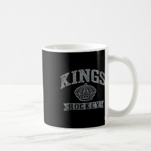 Los Angeles Kings Vintage Hockey Donkere Heather L Koffiemok
