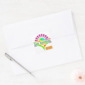 "Los Angeles kleurrijke 1" Sticker (Envelop)