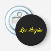 Los Angeles knop flesopener Button Flesopener (Voorkant)