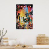 Los Angeles Kunst California Reisposter Jack Poster (Keuken)