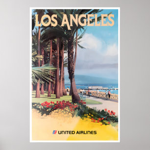 Los Angeles Kunstposter Californië Vintage Poster