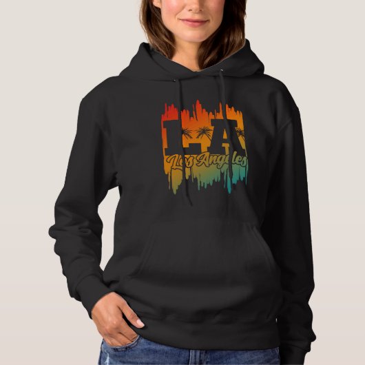 Los Angeles LA California   12 Hoodie (Voorkant)