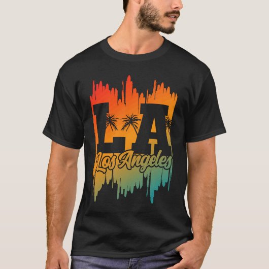 Los Angeles LA California   12 T-shirt (Voorkant)