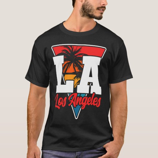 Los Angeles LA California   17 T-shirt (Voorkant)