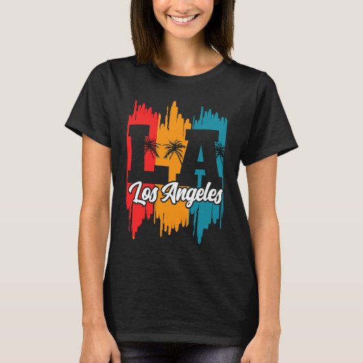 Los Angeles LA California   2 T-shirt (Voorkant)
