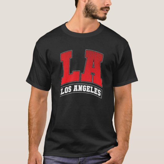 Los Angeles LA California  2 T-shirt (Voorkant)