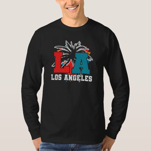Los Angeles LA California  3 T-shirt (Voorkant)