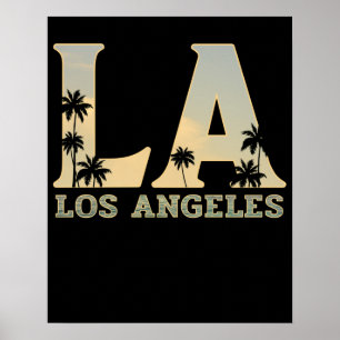 Los Angeles LA California Gift Poster
