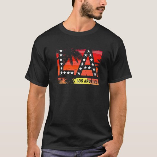Los Angeles LA California Gift Premium_4 T-shirt (Voorkant)