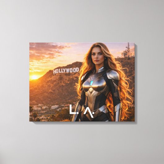 LOS ANGELES - LA CANVAS AFDRUK (Voorkant)