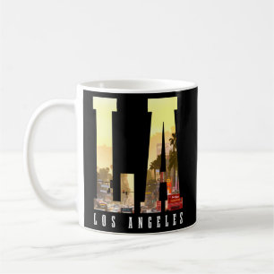 Los Angeles La Skyline Californië Koffiemok