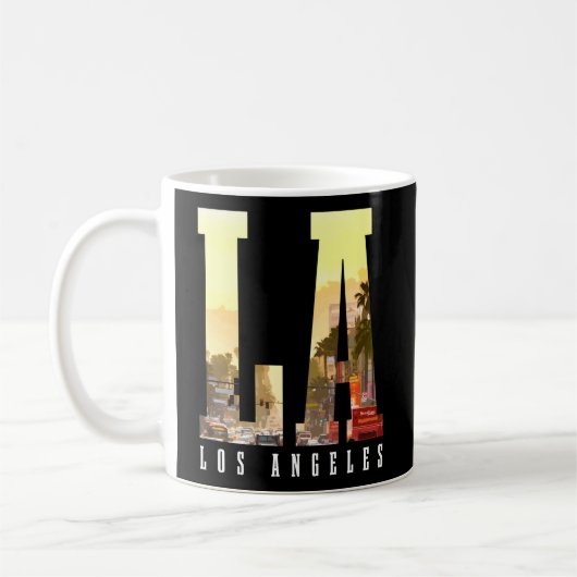 Los Angeles La Skyline Californië Koffiemok (Links)
