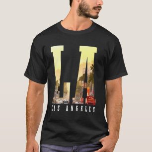 Los Angeles La Skyline Californië T-shirt
