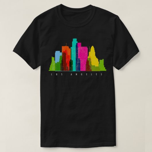 Los Angeles LA Skyline T-shirt (Design voorkant)
