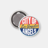 Los Angeles  Label Magneet (Voorkant / Achterkant)