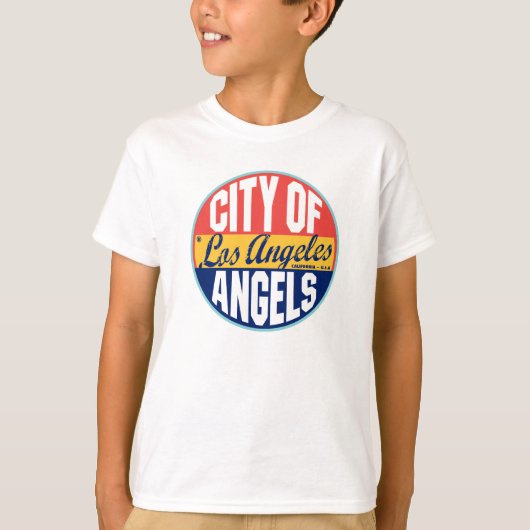 Los Angeles  Label T-shirt (Voorkant)