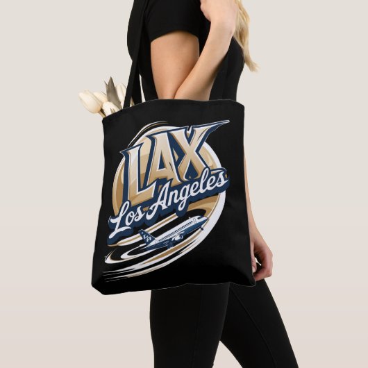 Los Angeles LAX Airport Code Canvas tas (Dichtbij)