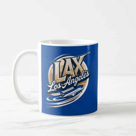 Los Angeles LAX Airport Code Mug Koffiemok (Links)