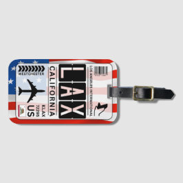 Los Angeles LAX Bagagelabel