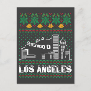 Los Angeles Lelijke Kerstmis Briefkaart