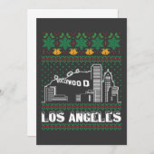 Los Angeles Lelijke Kerstmis Kaart (Voorkant / Achterkant)