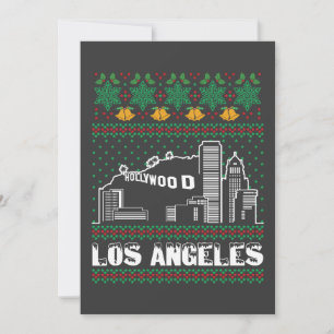 Los Angeles Lelijke Kerstmis Kaart
