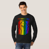Los Angeles LGBT Pride Month LGBTQ Rainbow Flag T-shirt (Voorkant volledig)