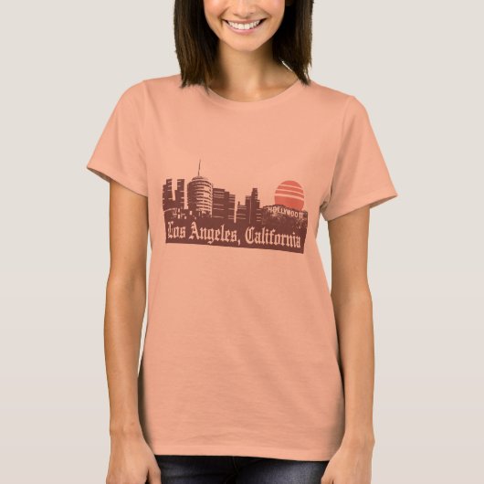 Los Angeles Linesky T-shirt (Voorkant)